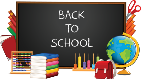 Transparent Back to School Design Adobe Illustrator Vector for Welcome Back to School for Back To School