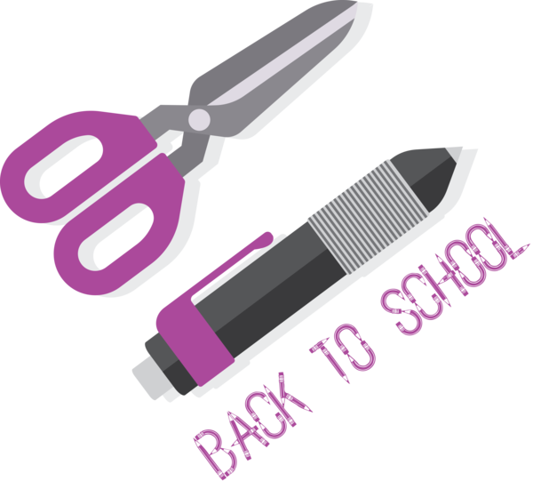 Transparent Back to School Font Meter Purple for Welcome Back to School for Back To School
