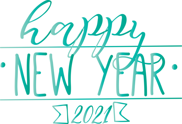 Transparent New Year Logo Design Angle for Happy New Year 2021 for New Year