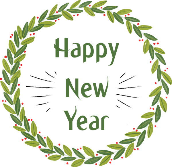 Transparent New Year Christmas Day New Year Text for Happy New Year for New Year