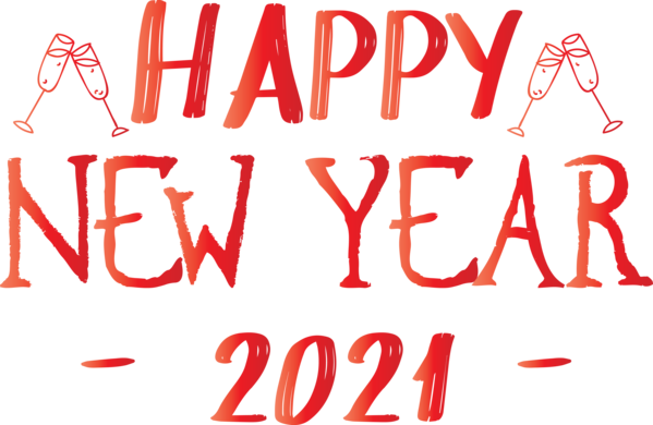 Transparent New Year Design Logo Meter for Happy New Year 2021 for New Year