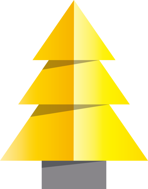 Transparent Christmas Triangle Christmas tree Angle for Christmas Tree for Christmas