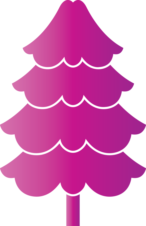 Transparent Christmas Petal Leaf Pattern for Christmas Tree for Christmas