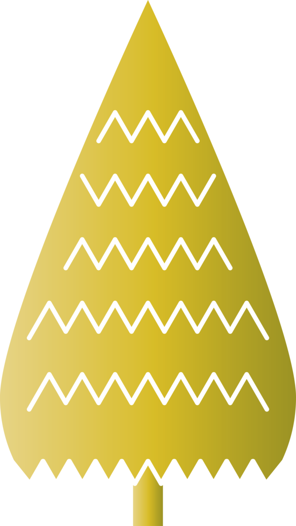 Transparent Christmas Triangle Angle Area for Christmas Tree for Christmas