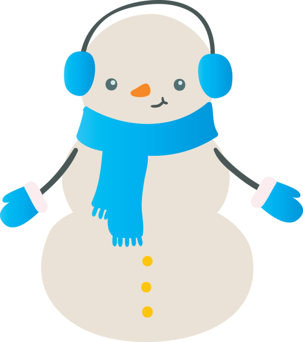 Transparent Christmas Design Cartoon Meter for Snowman for Christmas