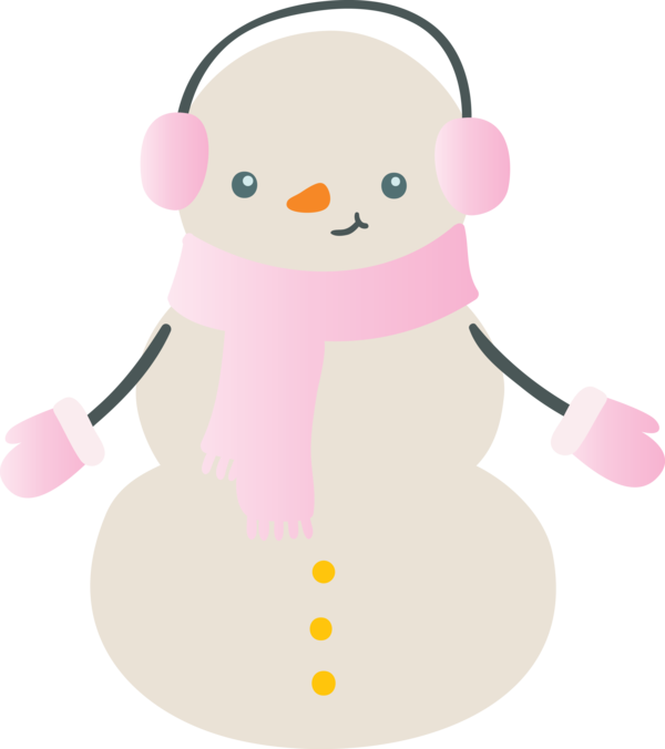 Transparent Christmas Design Line Science for Snowman for Christmas