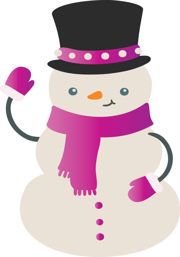 Transparent Christmas Character Purple Character Created By for Snowman for Christmas