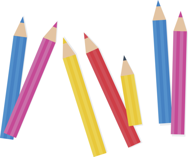 Transparent Back to School Crayon Pencil Pen for Back to School Supplies for Back To School