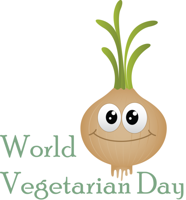 Transparent World Vegetarian Day Plant stem Flower Flowerpot for Vegetarian Day for World Vegetarian Day