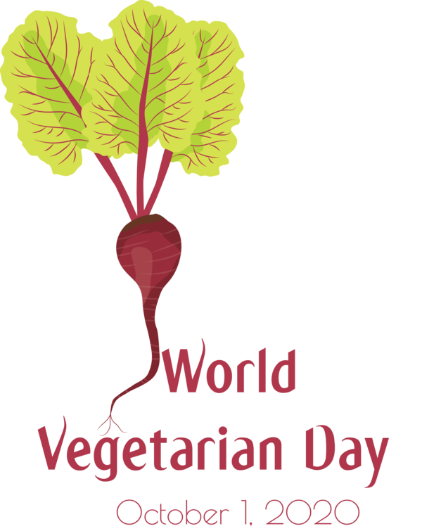 Transparent World Vegetarian Day Plant stem Leaf Flower for Vegetarian Day for World Vegetarian Day