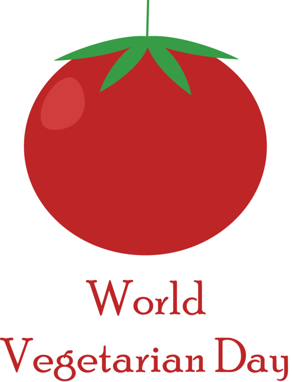 Transparent World Vegetarian Day Christmas ornament Logo Meter for Vegetarian Day for World Vegetarian Day