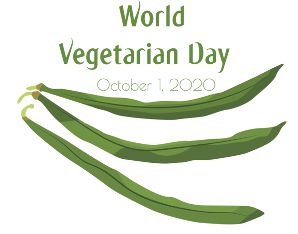 Transparent World Vegetarian Day Logo Font Vegetable for Vegetarian Day for World Vegetarian Day