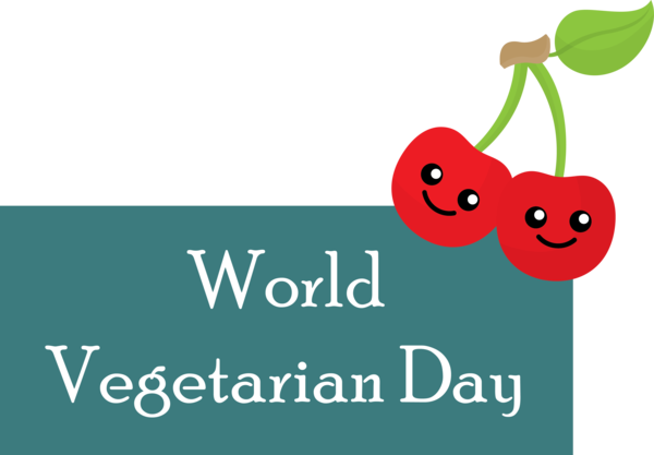 Transparent World Vegetarian Day Logo Meter Cartoon for Vegetarian Day for World Vegetarian Day