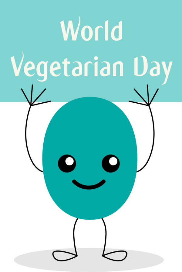 Transparent World Vegetarian Day Line art Cartoon Leaf for Vegetarian Day for World Vegetarian Day