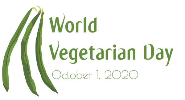 Transparent World Vegetarian Day Logo Font Green for Vegetarian Day for World Vegetarian Day