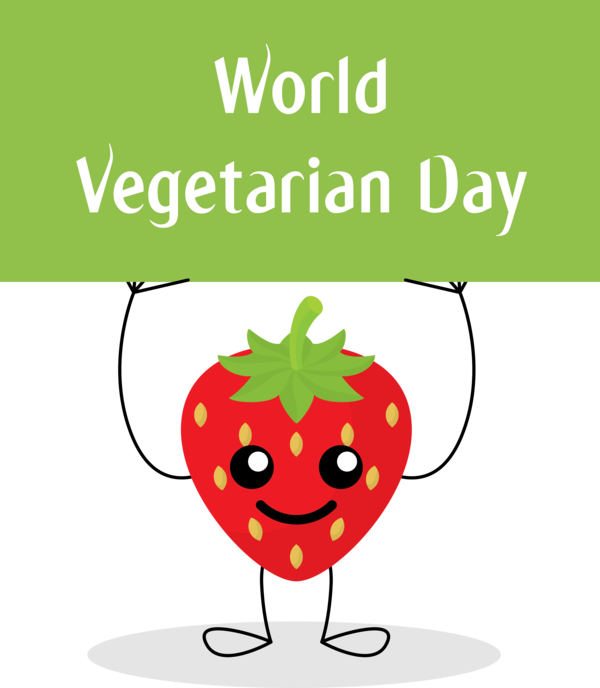 Transparent World Vegetarian Day Flower Green Text for Vegetarian Day for World Vegetarian Day
