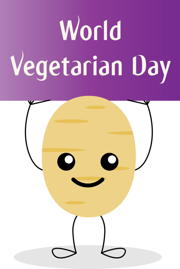 Transparent World Vegetarian Day Smiley Yellow Meter for Vegetarian Day for World Vegetarian Day