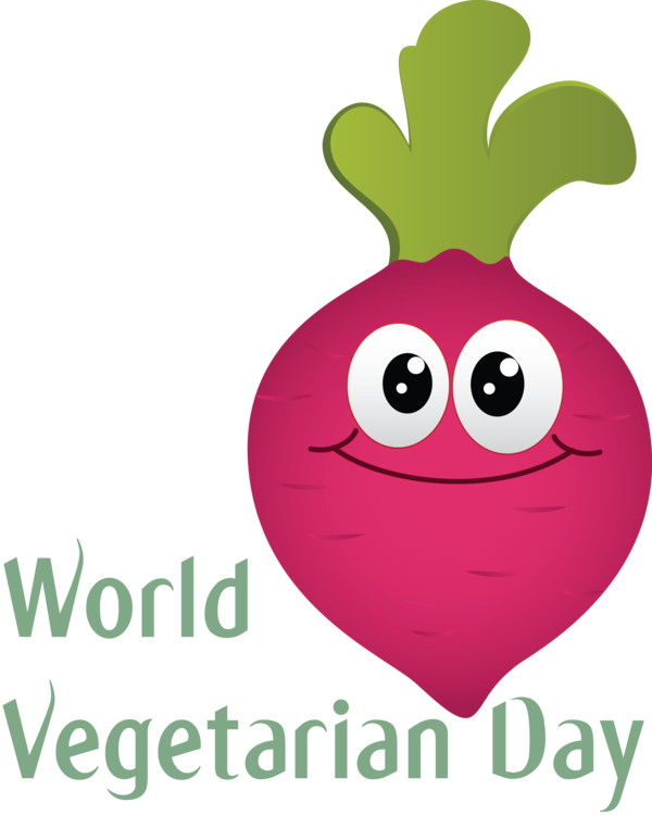 Transparent World Vegetarian Day Flower Leaf Logo for Vegetarian Day for World Vegetarian Day