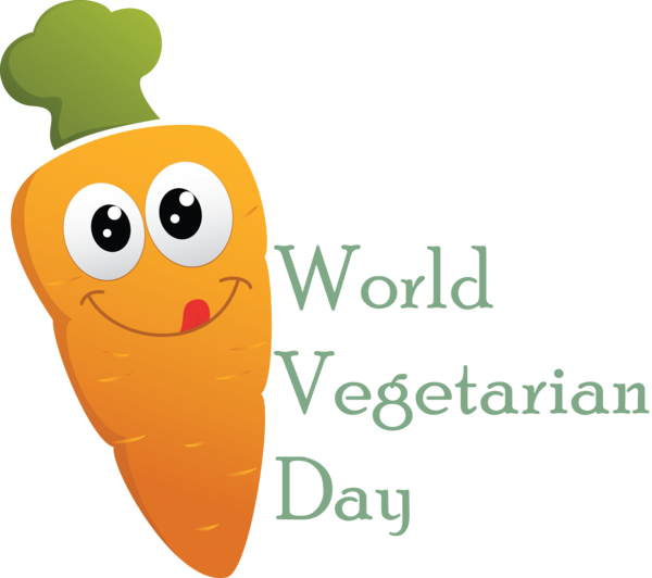 Transparent World Vegetarian Day Logo Vegetable Meter for Vegetarian Day for World Vegetarian Day