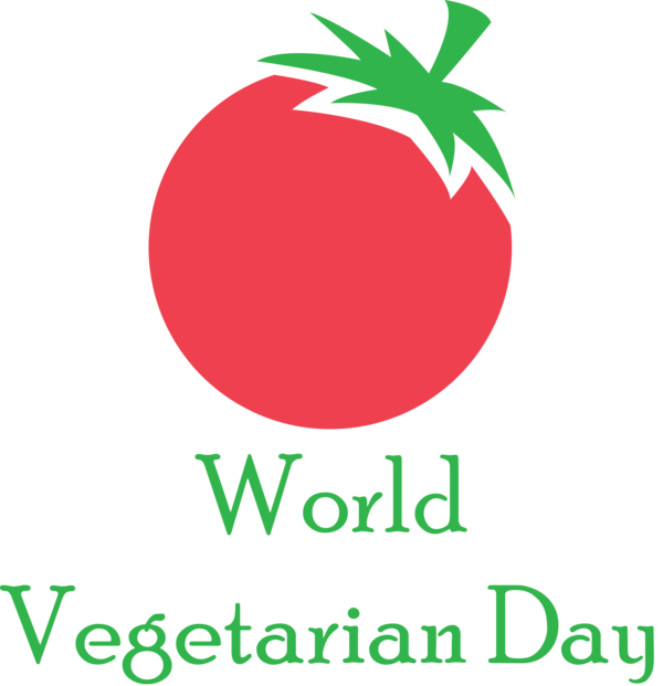 Transparent World Vegetarian Day Logo Meter Font for Vegetarian Day for World Vegetarian Day