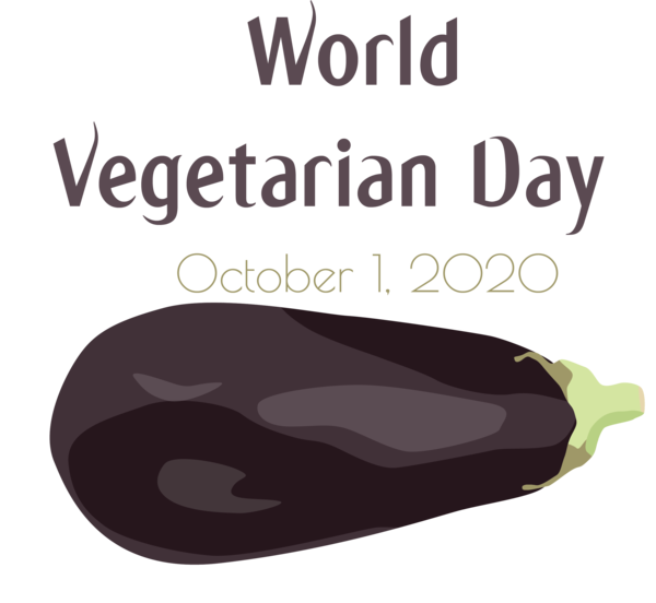 Transparent World Vegetarian Day Font Meter Design for Vegetarian Day for World Vegetarian Day
