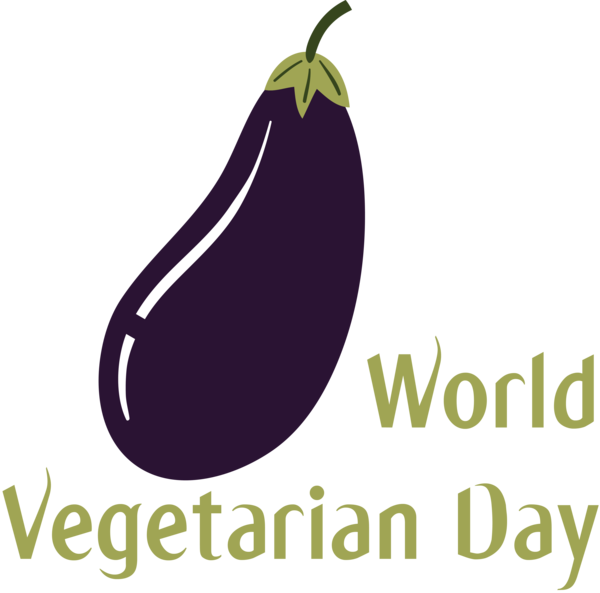 Transparent World Vegetarian Day Logo Natural foods Vegetable for Vegetarian Day for World Vegetarian Day