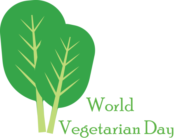 Transparent World Vegetarian Day World Water Day On Special Leaf for Vegetarian Day for World Vegetarian Day