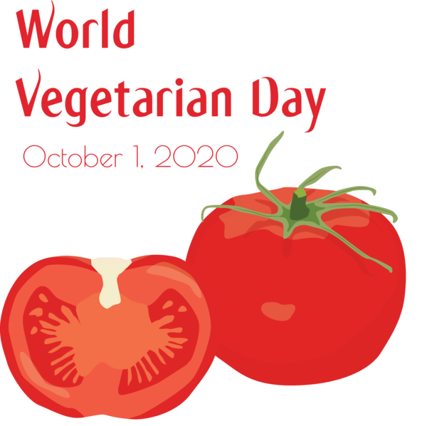 Transparent World Vegetarian Day Tomato Eating for Vegetarian Day for World Vegetarian Day