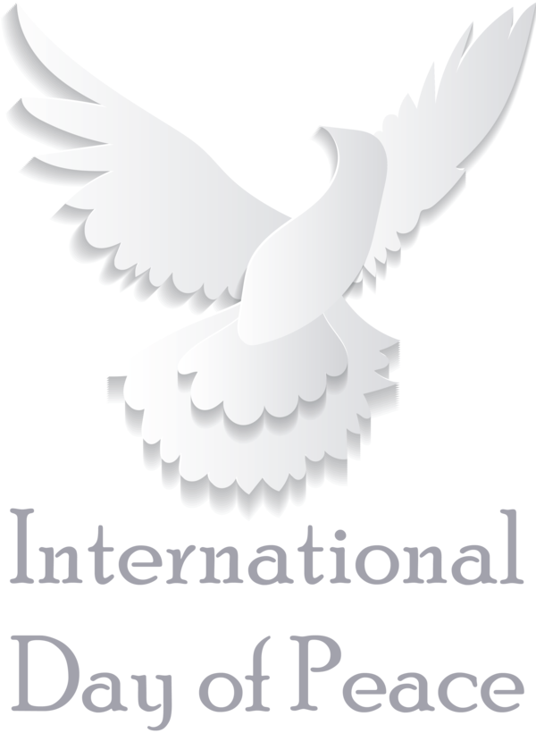Transparent International Day of Peace Beak Logo Birds for World Peace Day for International Day Of Peace
