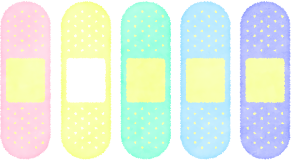 Transparent National Doctors' Day Adhesive bandage Slipper Design for Medical Supplies for National Doctors Day