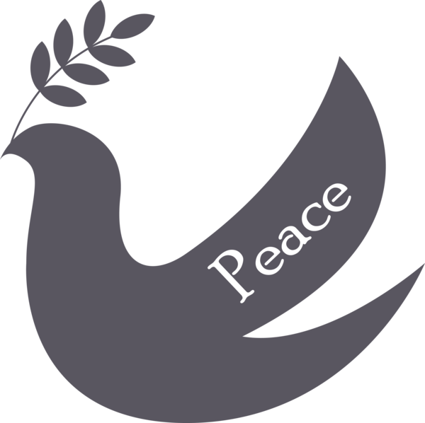 Transparent International Day of Peace Logo Public security Beak for World Peace Day for International Day Of Peace