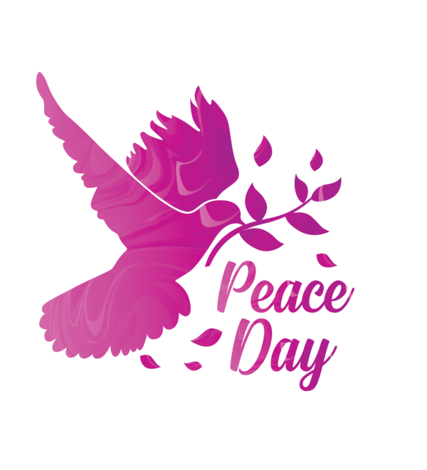 Transparent International Day of Peace Drawing Silhouette Design for World Peace Day for International Day Of Peace