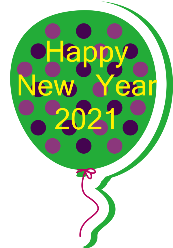 Transparent New Year Petal Balloon Line for Happy New Year for New Year
