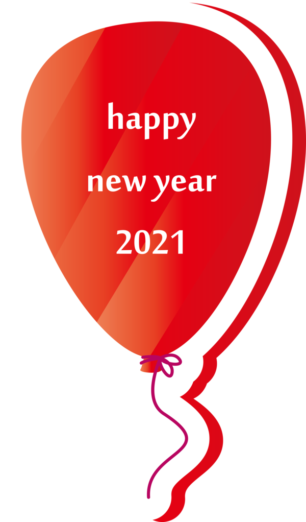 Transparent New Year Logo Meter Heart for Happy New Year for New Year