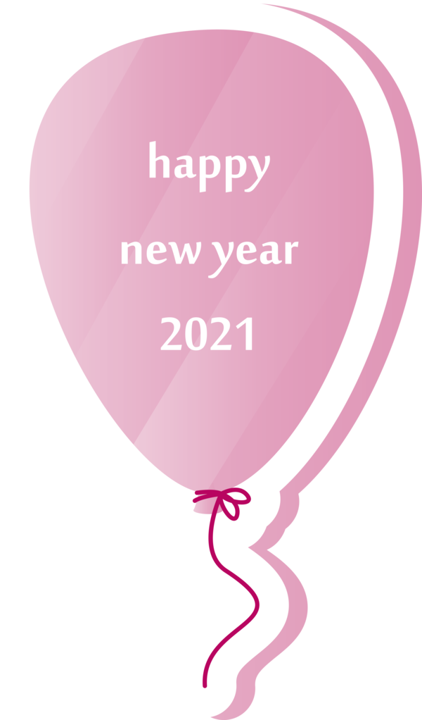 Transparent New Year Logo Balloon Meter for Happy New Year for New Year