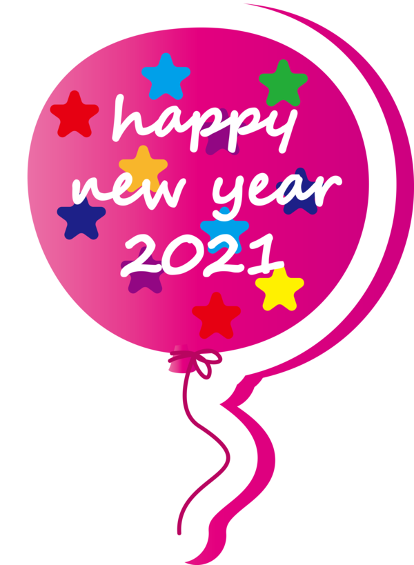 Transparent New Year Balloon Meter Toy balloon for Happy New Year for New Year