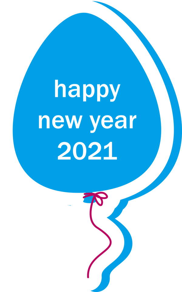 Transparent New Year Logo RCVL Line for Happy New Year for New Year