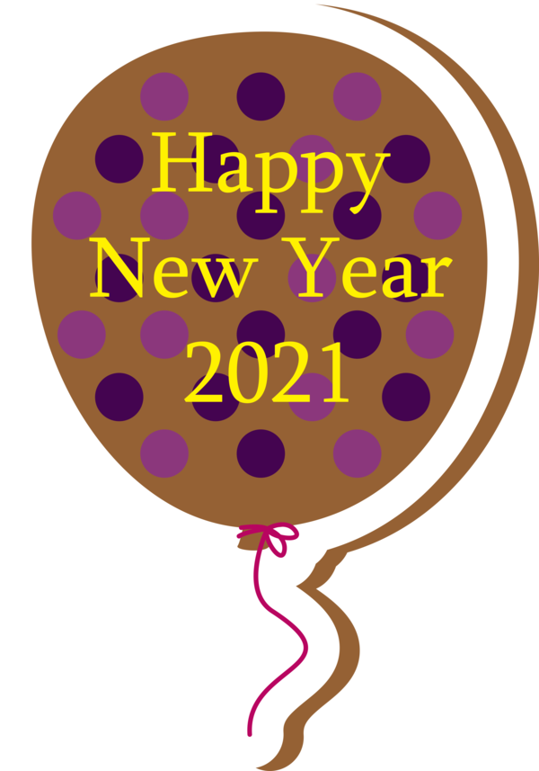 Transparent New Year Purple Line Area for Happy New Year for New Year