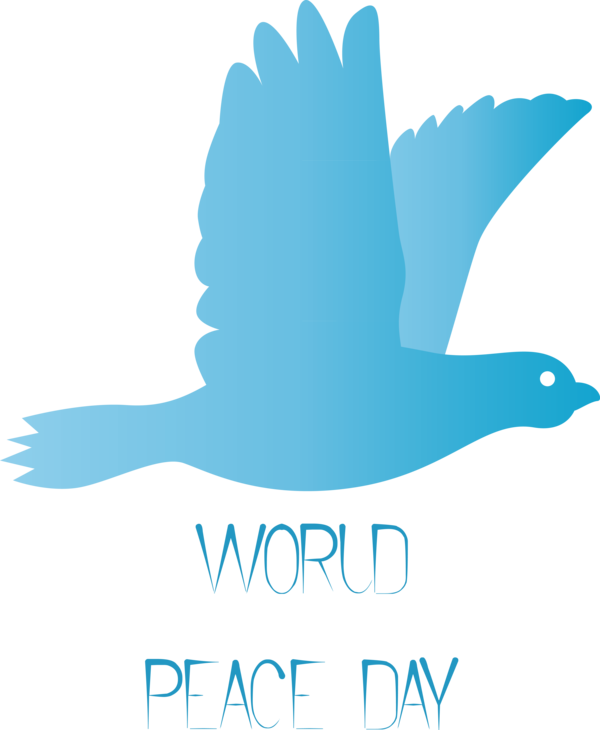 Transparent International Day of Peace Beak Logo Line for World Peace Day for International Day Of Peace