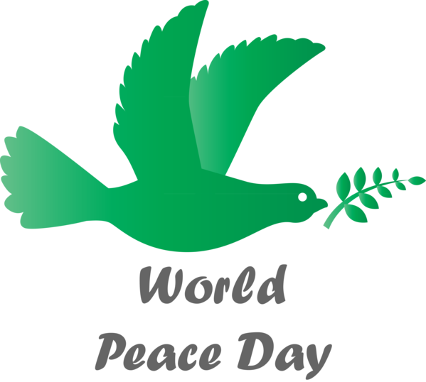 Transparent International Day of Peace Beak Logo Ducks for World Peace Day for International Day Of Peace