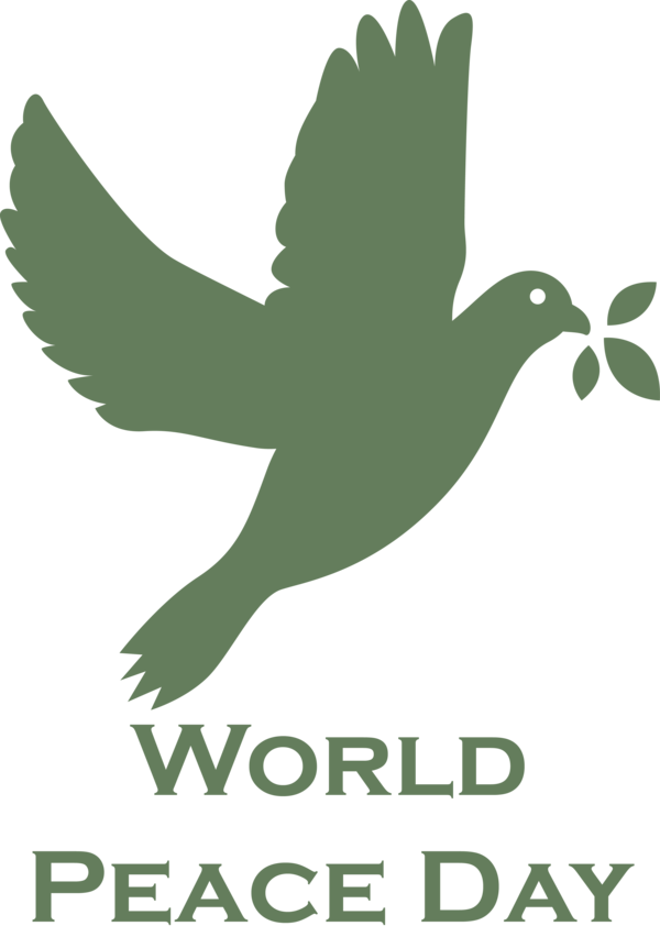 Transparent International Day of Peace Duck Leaf Logo for World Peace Day for International Day Of Peace