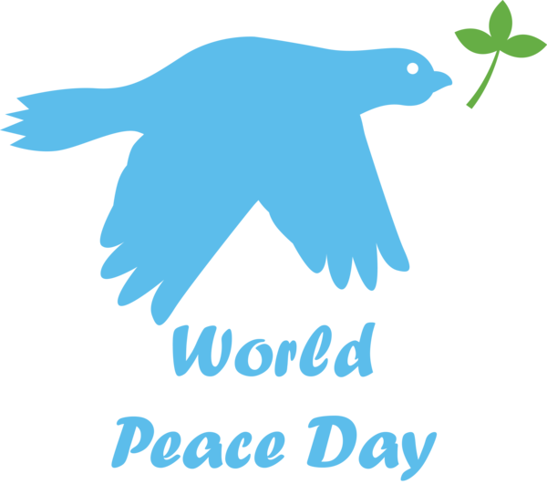 Transparent International Day of Peace Beak Logo Leaf for World Peace Day for International Day Of Peace