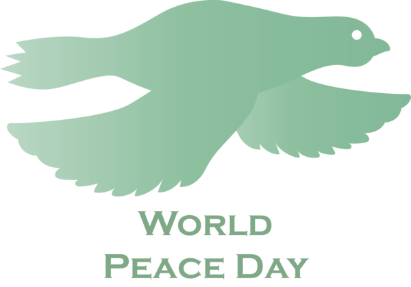 Transparent International Day of Peace Duck Logo Meter for World Peace Day for International Day Of Peace