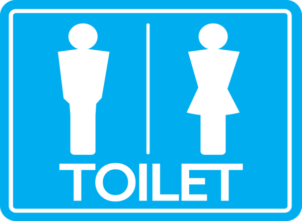 Transparent World Toilet Day Toilet Gender symbol Public toilet for Toilet Sign for World Toilet Day