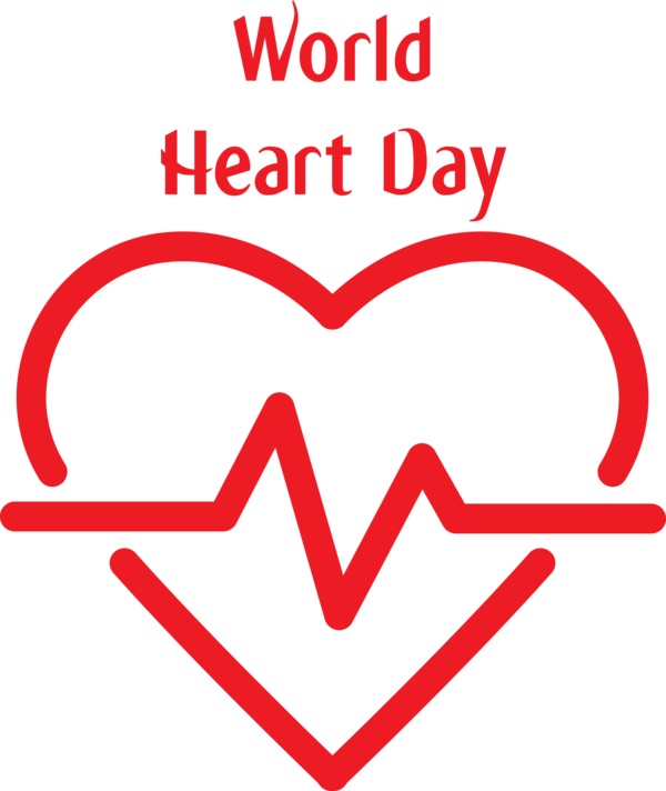 Transparent World Heart Day Angle Line Point for Heart Day for World Heart Day