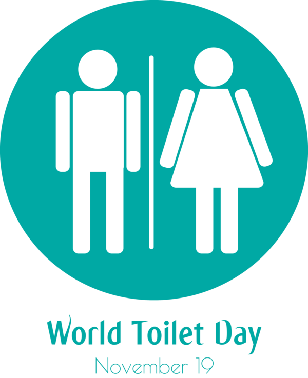 Transparent World Toilet Day Public toilet Toilet Gender symbol for Toilet Day for World Toilet Day