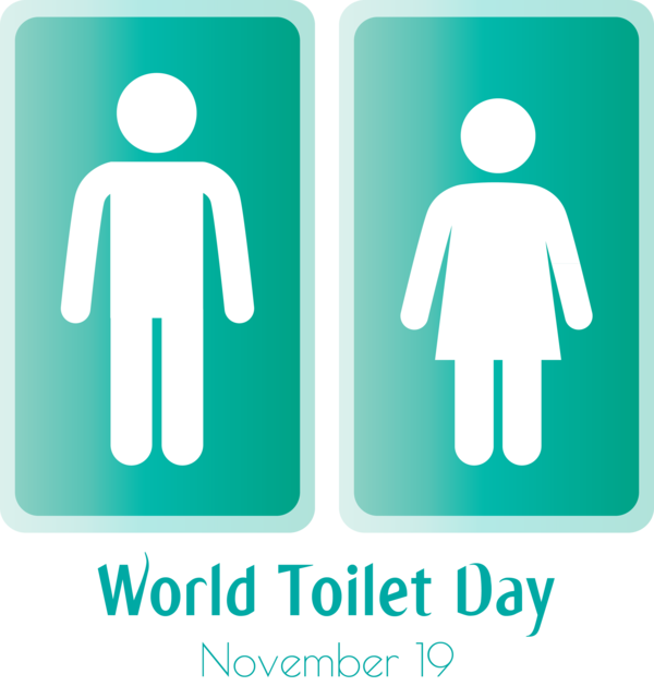 Transparent World Toilet Day Femininity for Toilet Day for World Toilet Day