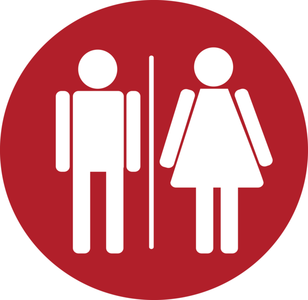 Transparent World Toilet Day Icon Gender symbol Toilet for Toilet Sign for World Toilet Day