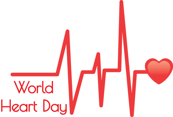 Transparent World Heart Day Logo Angle Font for Heart Day for World Heart Day