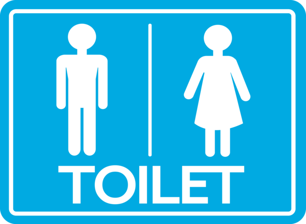 Transparent World Toilet Day Gender symbol Toilet Public toilet for Toilet Sign for World Toilet Day